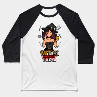 Witch Makeup Trial Baseball T-Shirt